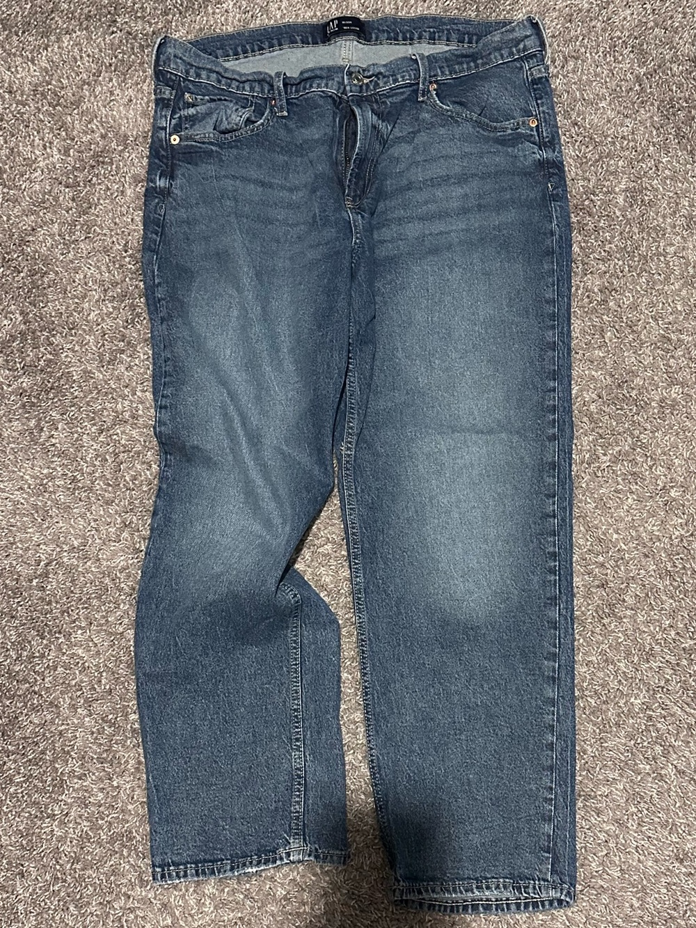 GAP Women's Boyfriend Jeans in Medium Blue Wash